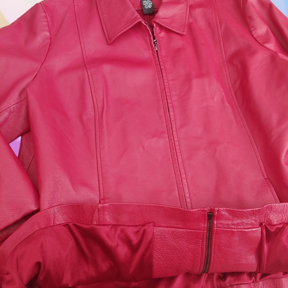 Dialogue Jackets & Coats Pure Leather Stunning Lined Jacket Women